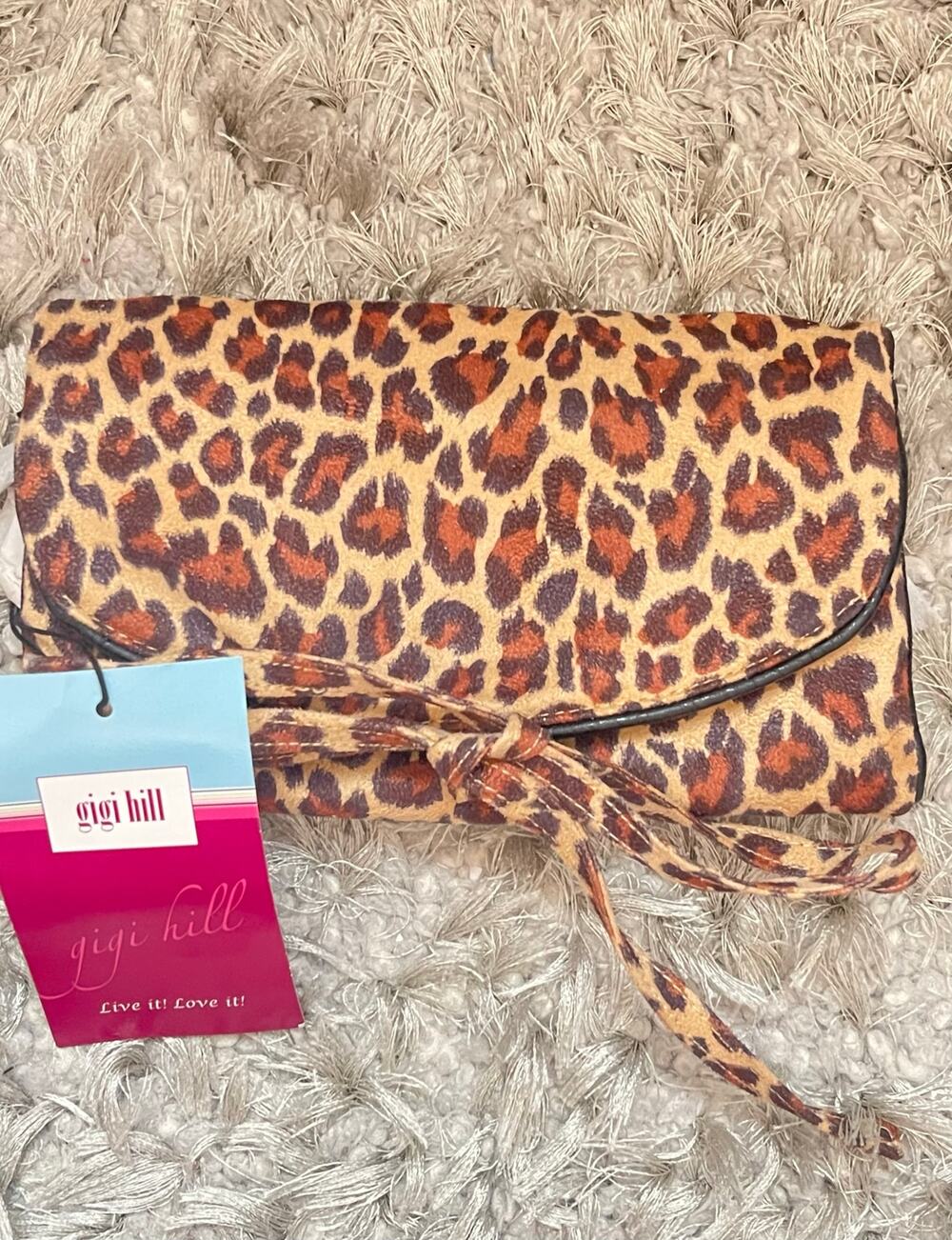 Gigi Hill Makeup Bag Jewelry Organizer Traveling Bag